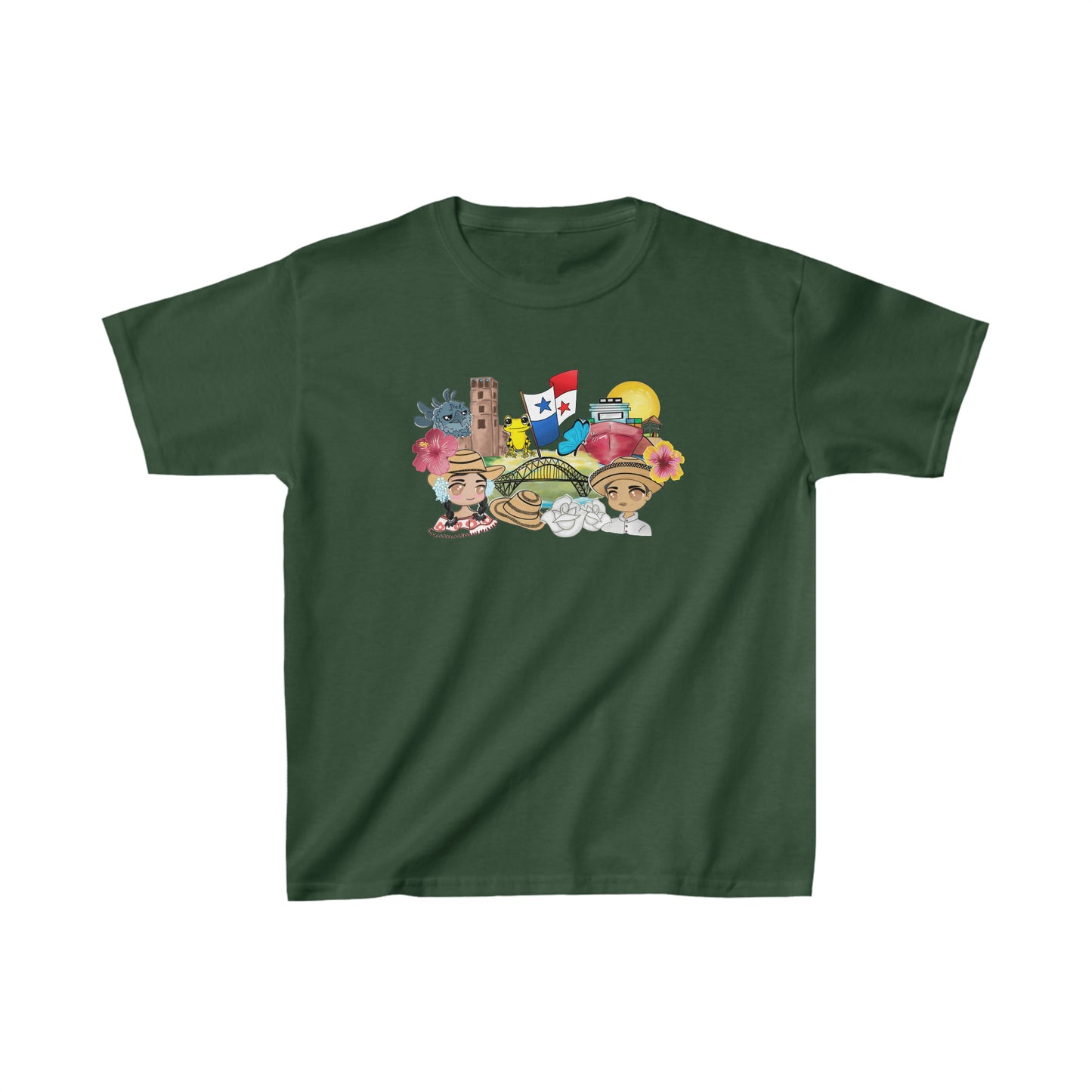 Panamá y Amigos Kids Heavy Cotton™ Tee