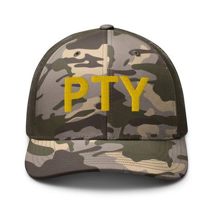 PTY Camouflage Trucker Hat