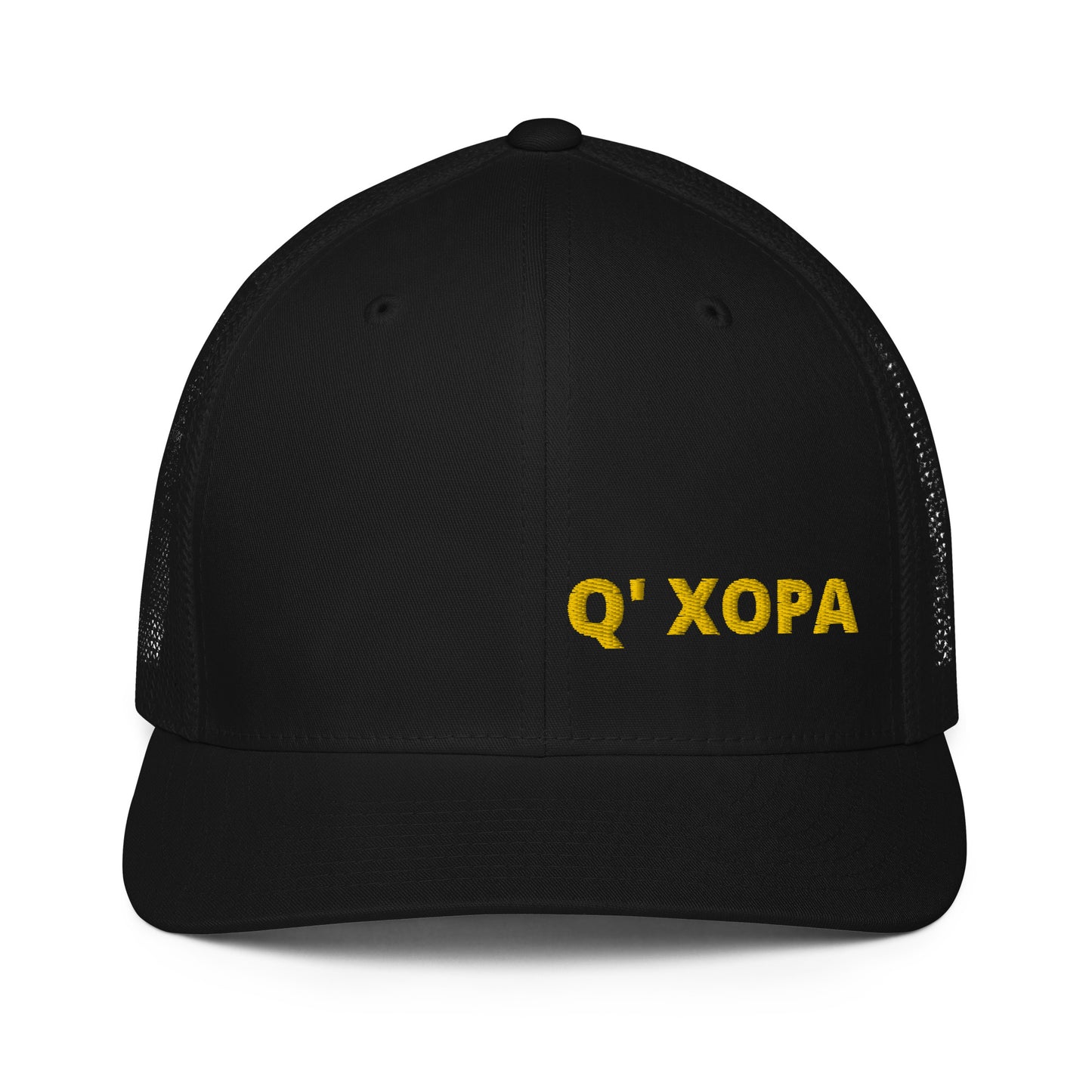 Q'XOPA Closed-Back Trucker Cap