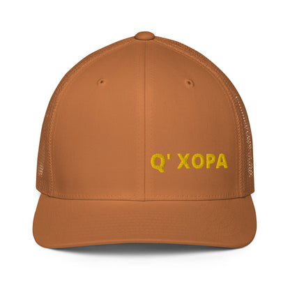 Q'XOPA Closed-Back Trucker Cap