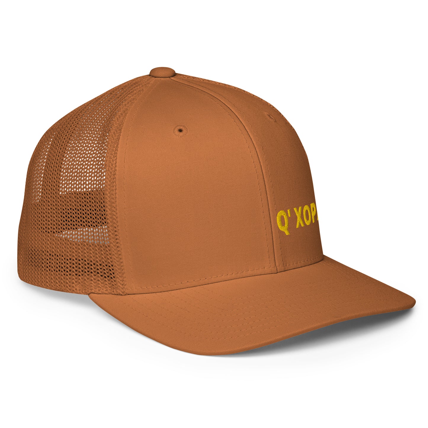 Q'XOPA Closed-Back Trucker Cap