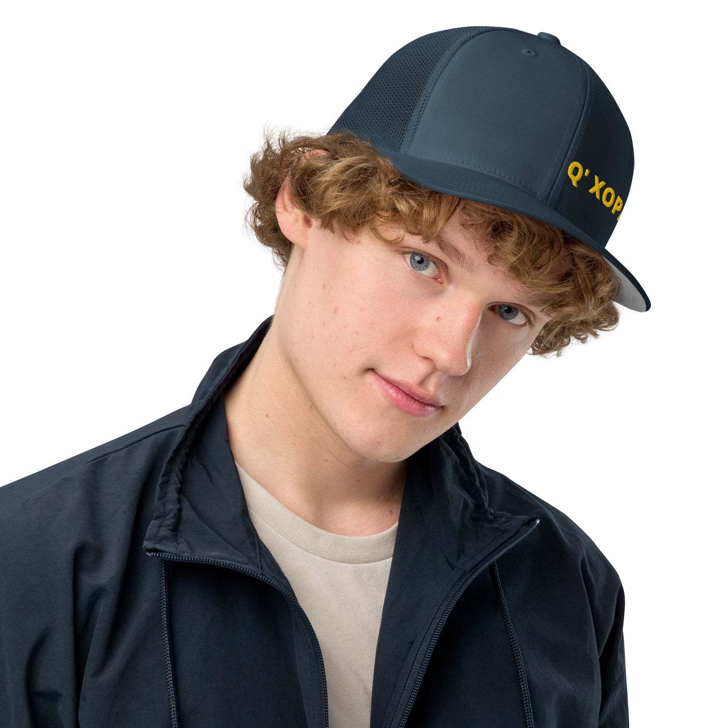 Q'XOPA Closed-Back Trucker Cap