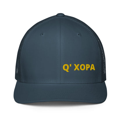 Q'XOPA Closed-Back Trucker Cap