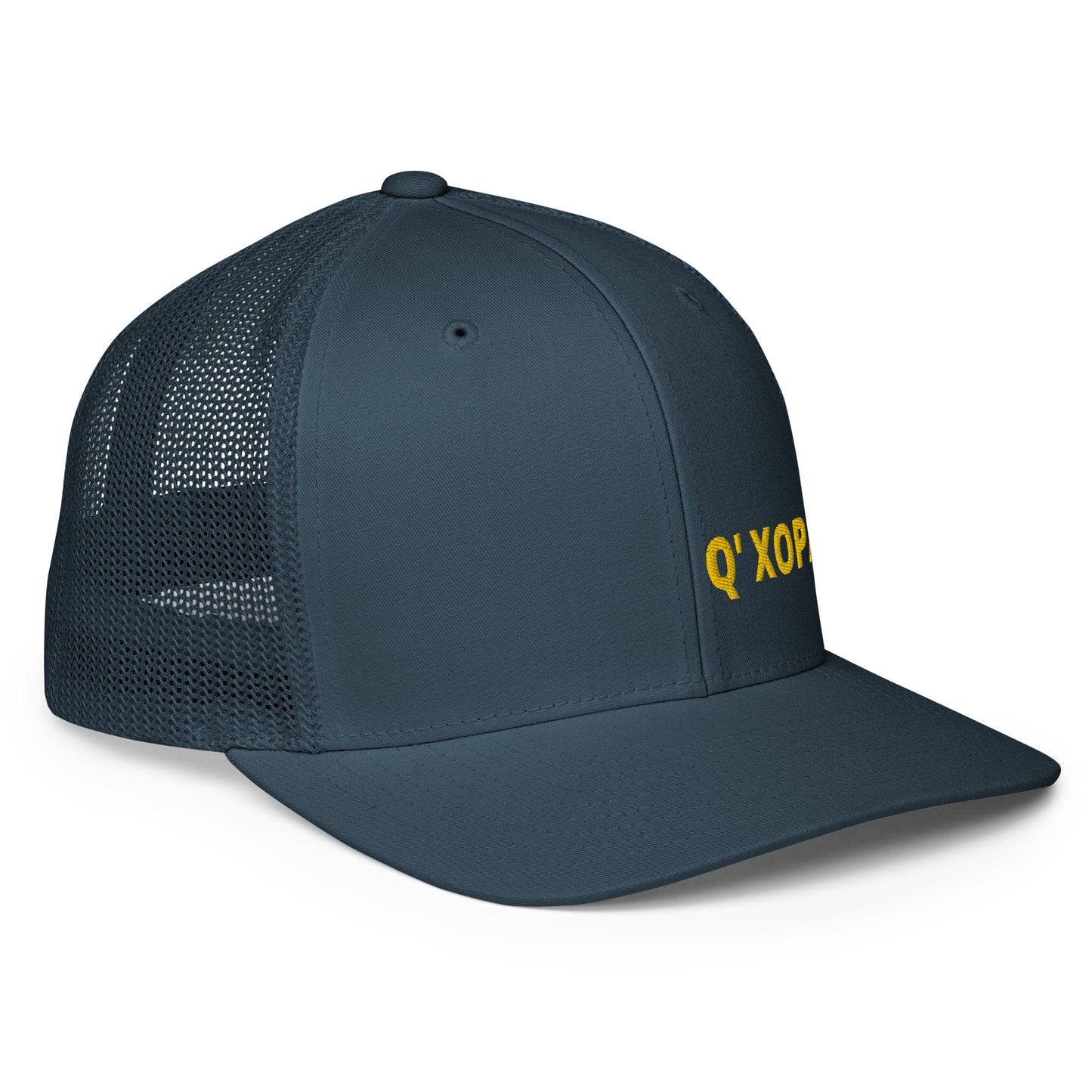 Q'XOPA Closed-Back Trucker Cap