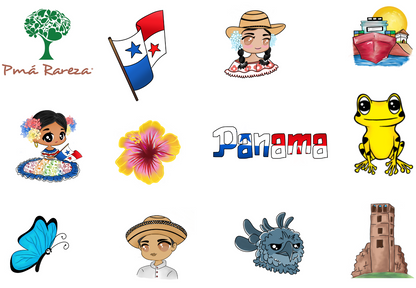 Panamá y Amigos Sticker Sheet