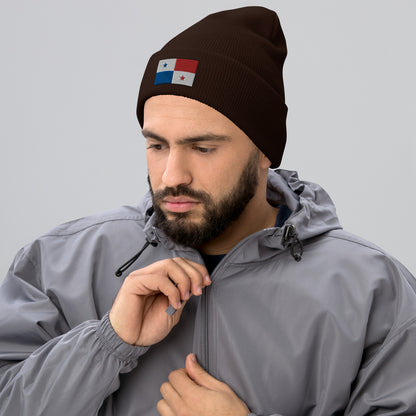 Panama Flag Cuffed Beanie