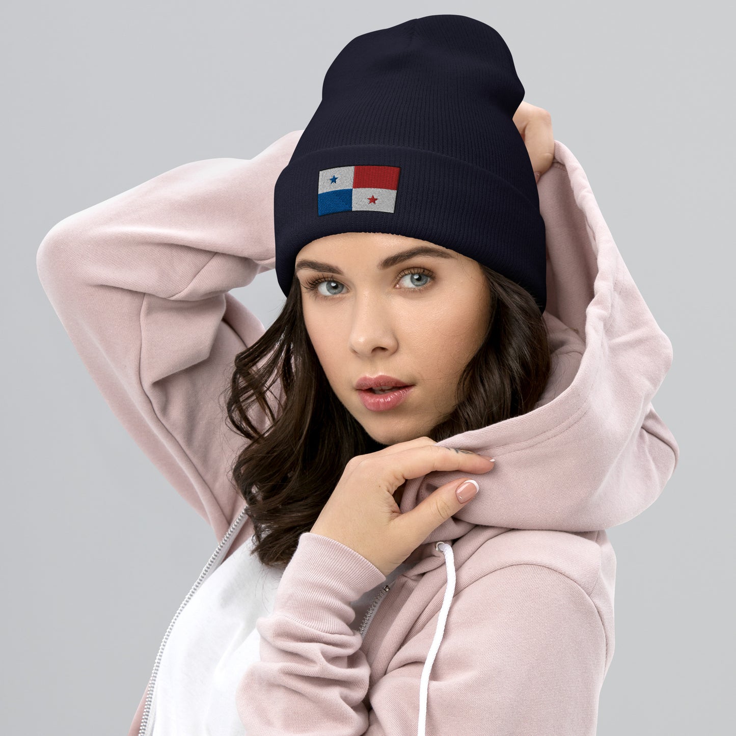 Panama Flag Cuffed Beanie