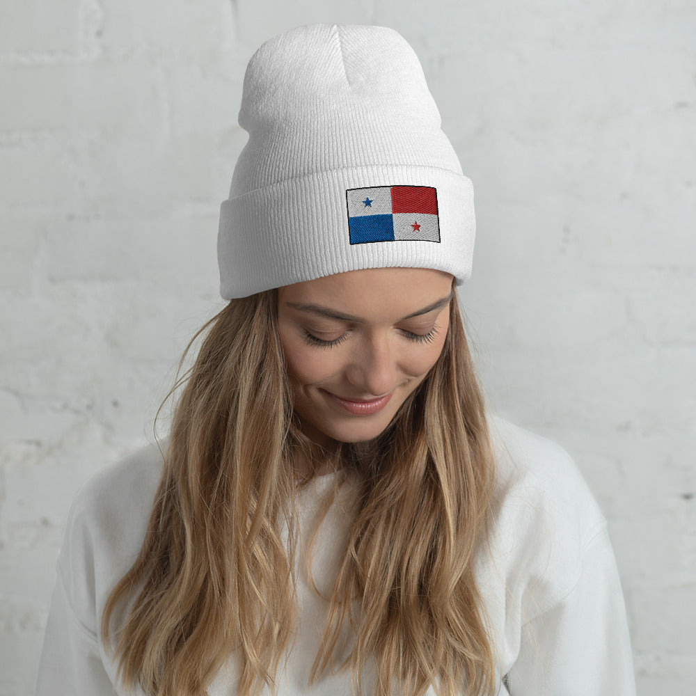 Panama Flag Cuffed Beanie