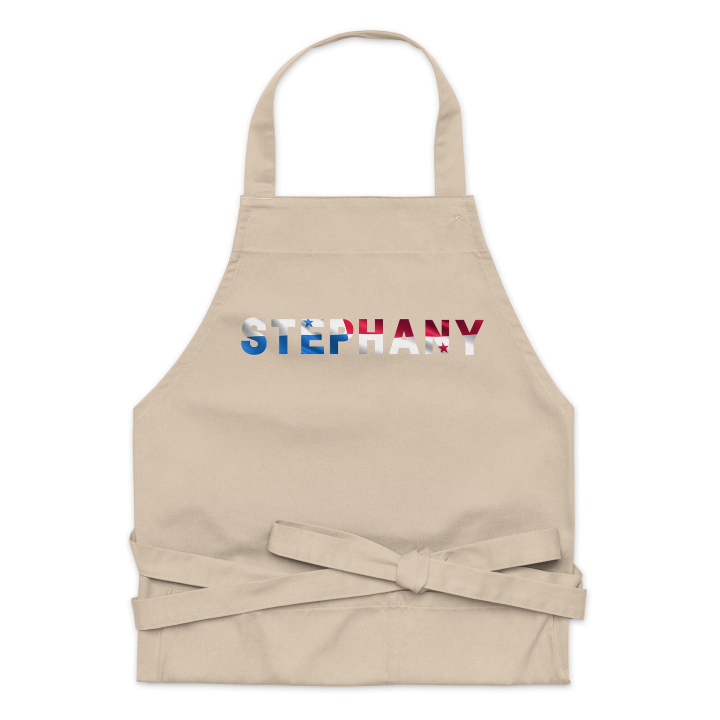 Panama Flag Customizable Name Organic Cotton Apron