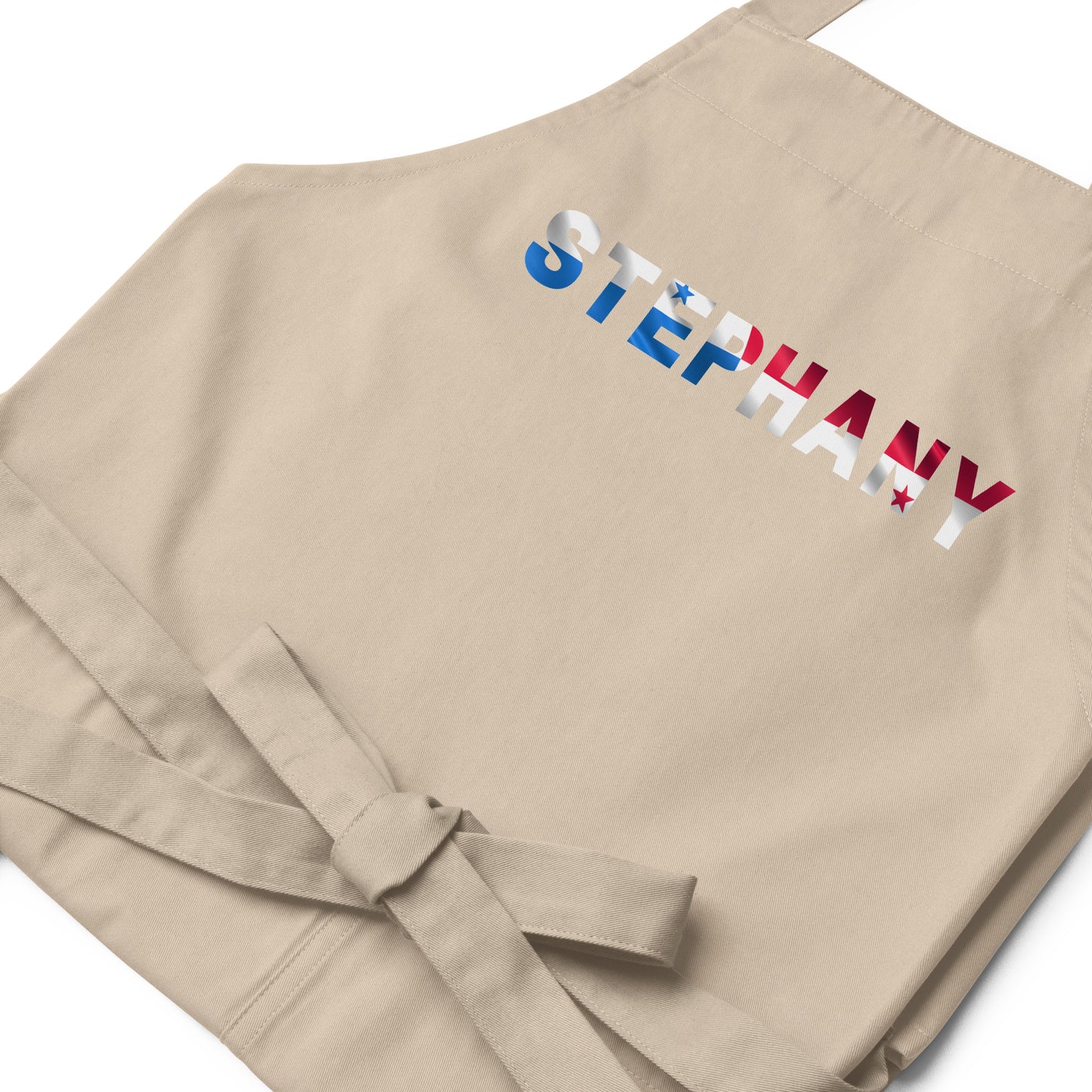 Panama Flag Customizable Name Organic Cotton Apron