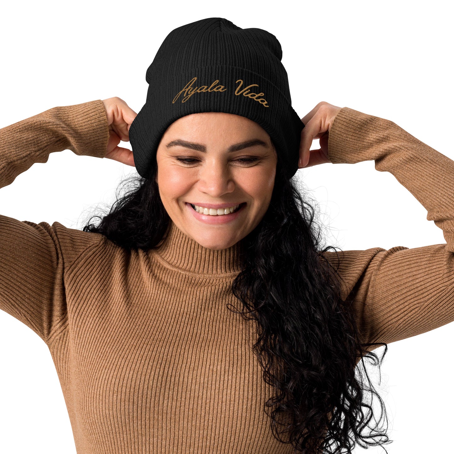 PanamaFrasesOrganic Ribbed Beanie