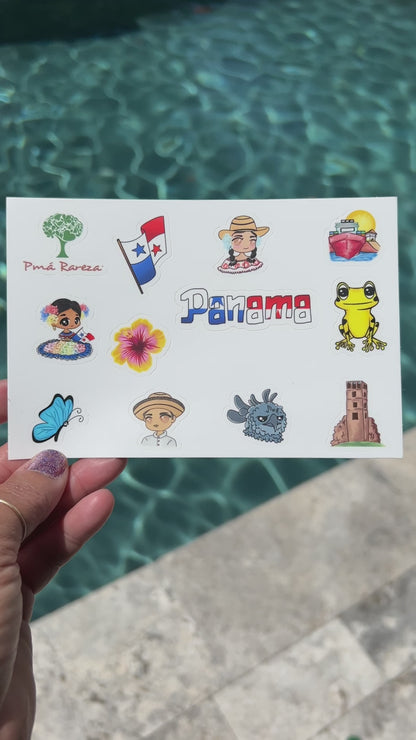 Panamá y Amigos Sticker Sheet