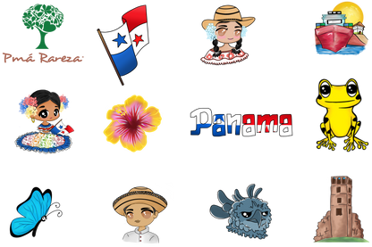 Panamá y Amigos Sticker Sheet