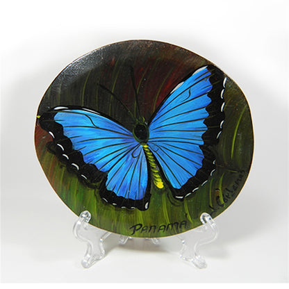 Handpainted Wood Tray Butterfly