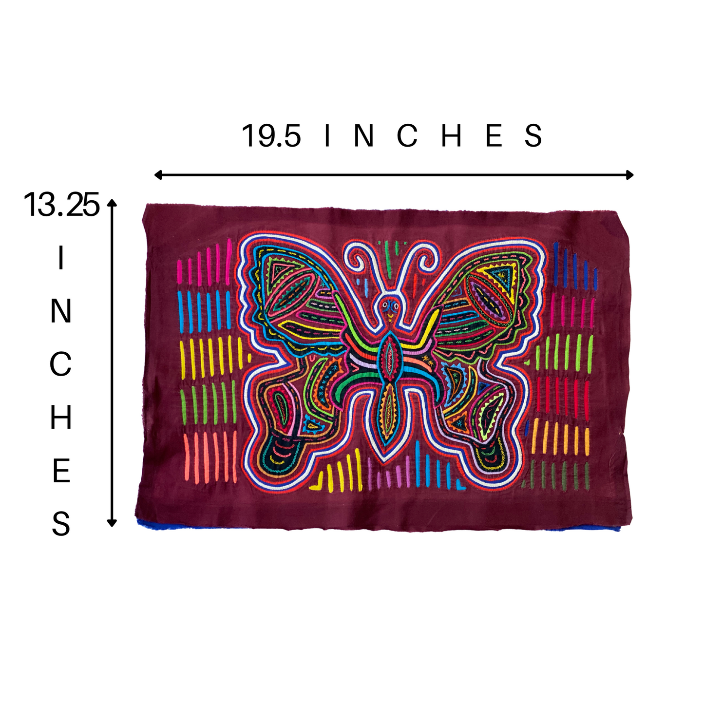 Panama Butterfly Traditional Mola