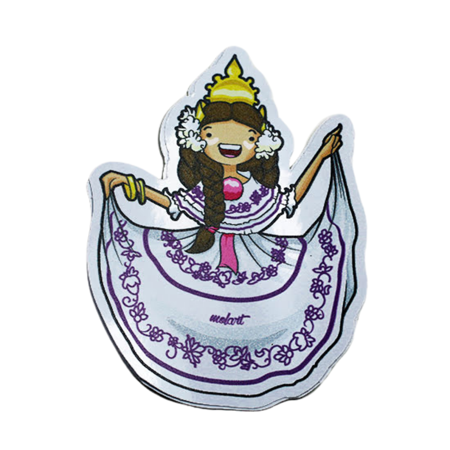 Molart Pollera Stickers