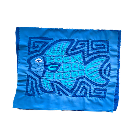 Panama Fish Mola Til blue and Lighblue