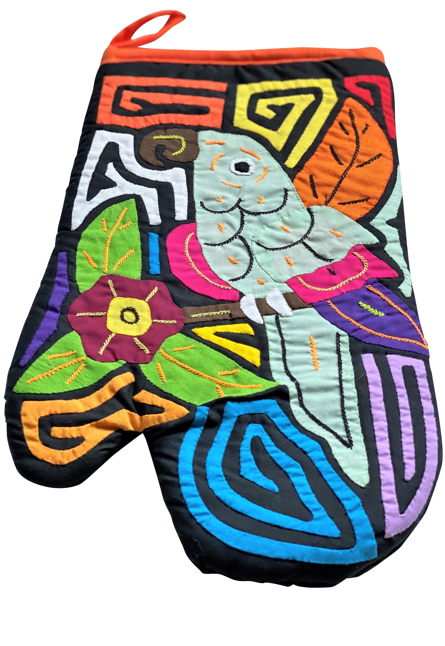 MOLA PARROT OVEN MITT