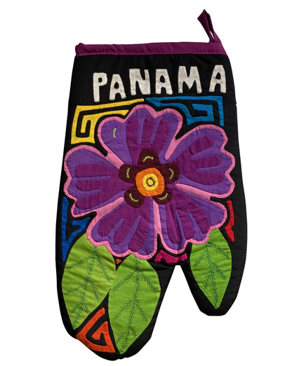 MOLA HIBISCUS OVEN MITT