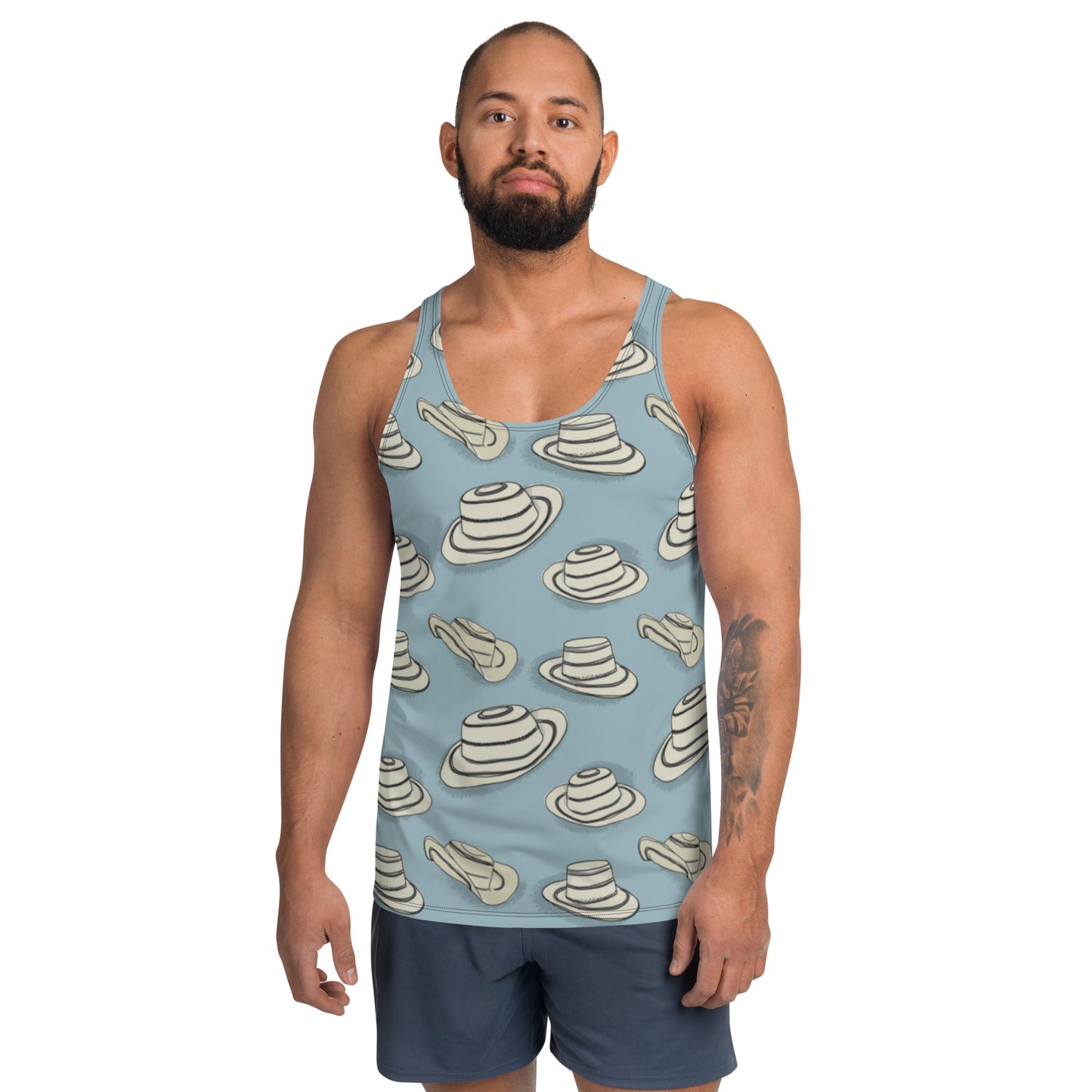 Panama Sombrero Pintao Unisex Tank Top