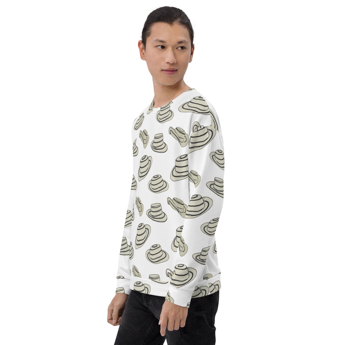 Panama Sombrero Pintao White Sweatshirt