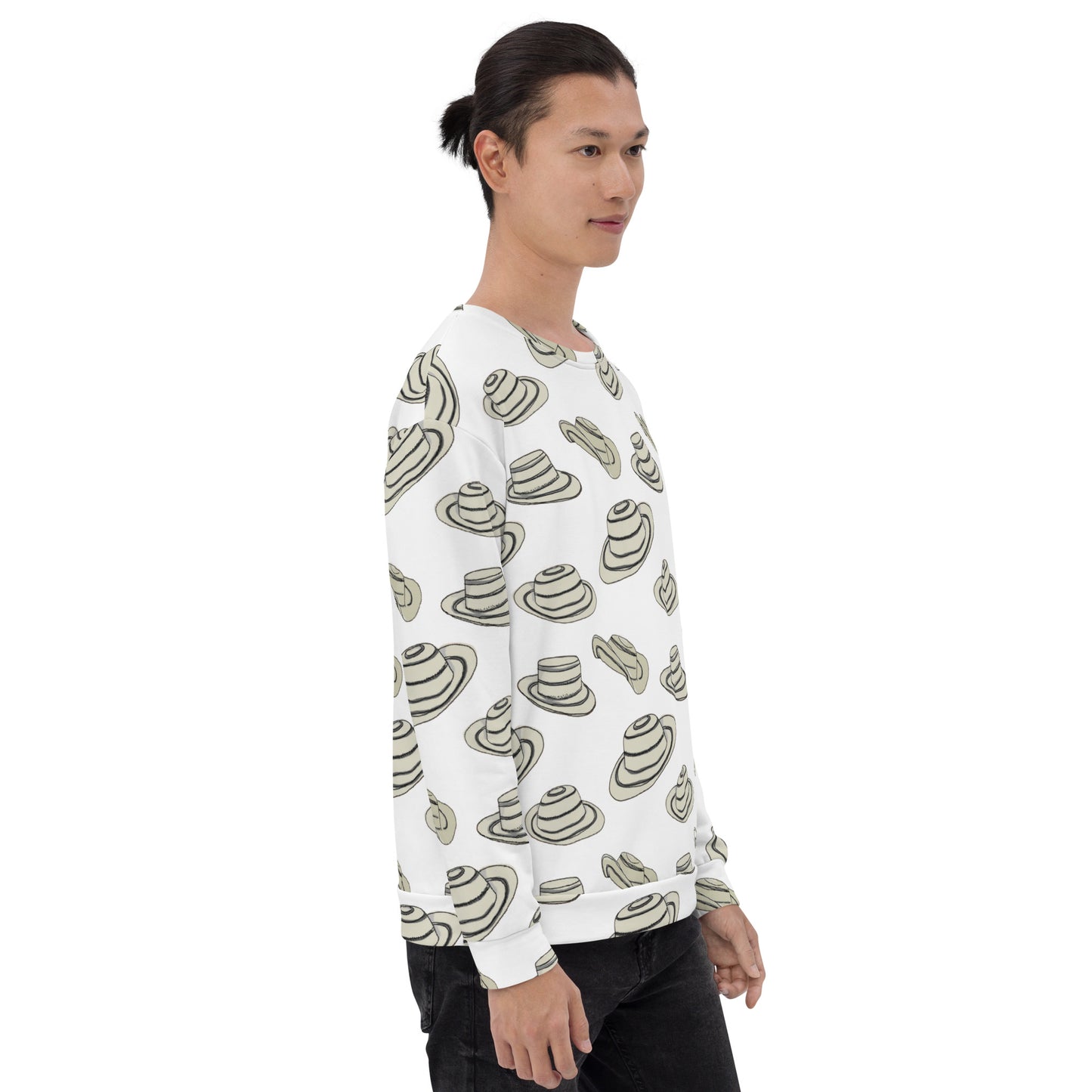 Panama Sombrero Pintao White Sweatshirt