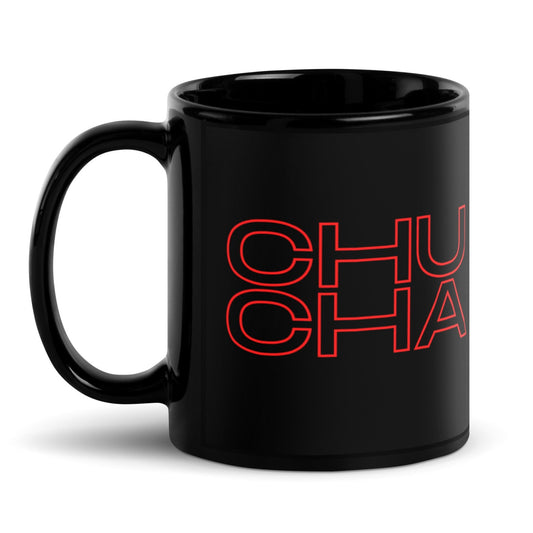 Panama Chucha Black Glossy Mug