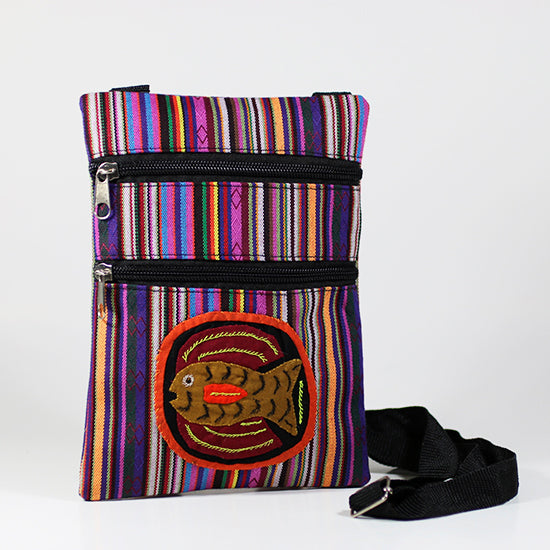 Panama Mola Fish Crossbody Bag