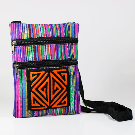 Panama Mola Geometric Crossbody Bag