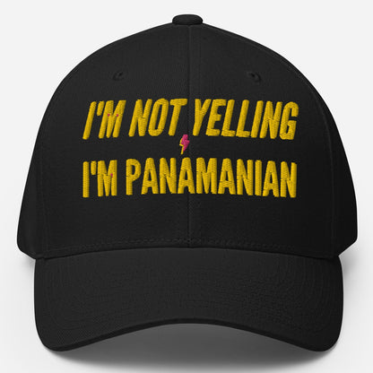 I'm Not Yelling I'm Panamanian Structured Twill Cap