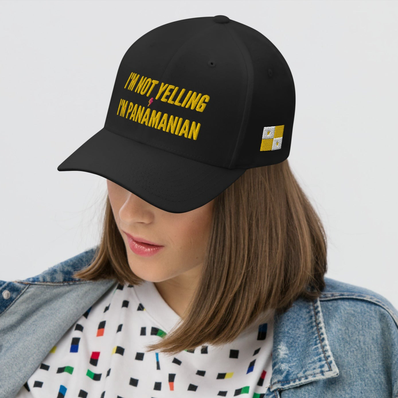 I'm Not Yelling I'm Panamanian Structured Twill Cap