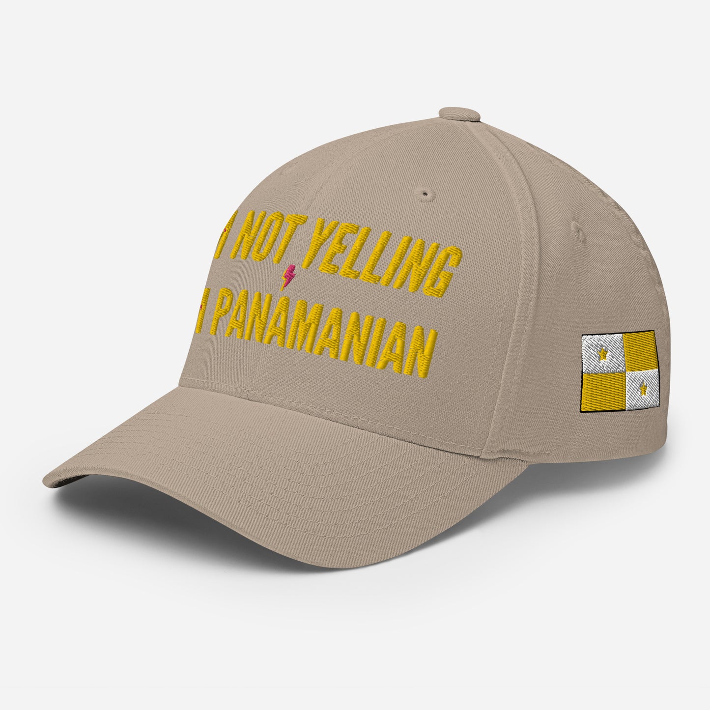 I'm Not Yelling I'm Panamanian Structured Twill Cap