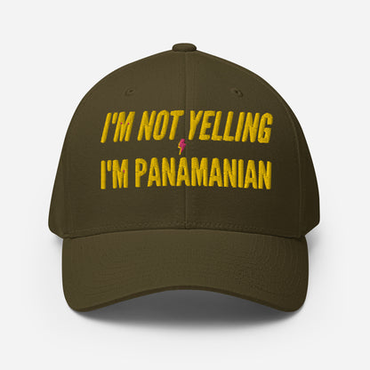 I'm Not Yelling I'm Panamanian Structured Twill Cap