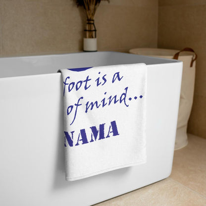 Panama Barefoot is a State of Mind Beach Towel