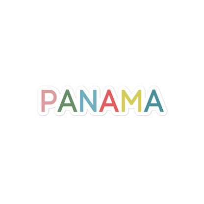 Vintage Colors Panama Sticker