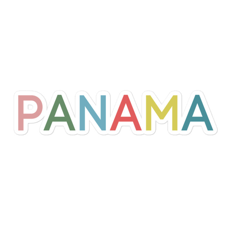 Vintage Colors Panama Sticker