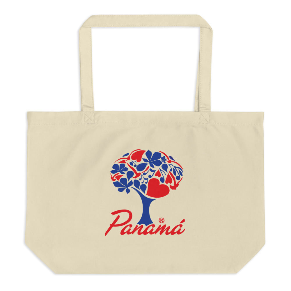 Pmá Rareza Amor y Pasión por Panamá Large Organic Tote Bag