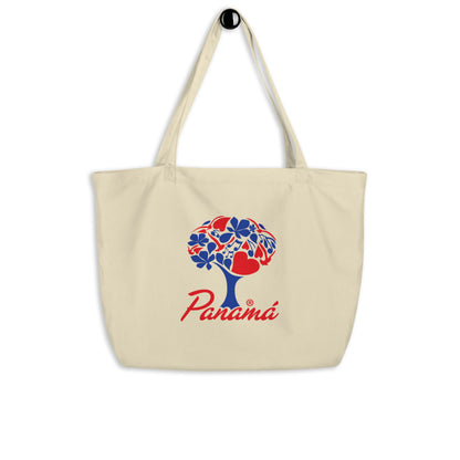 Pmá Rareza Amor y Pasión por Panamá Large Organic Tote Bag