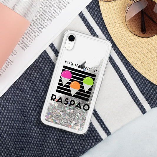 Panama You Had Me At Raspao Liquid Glitter Phone Case