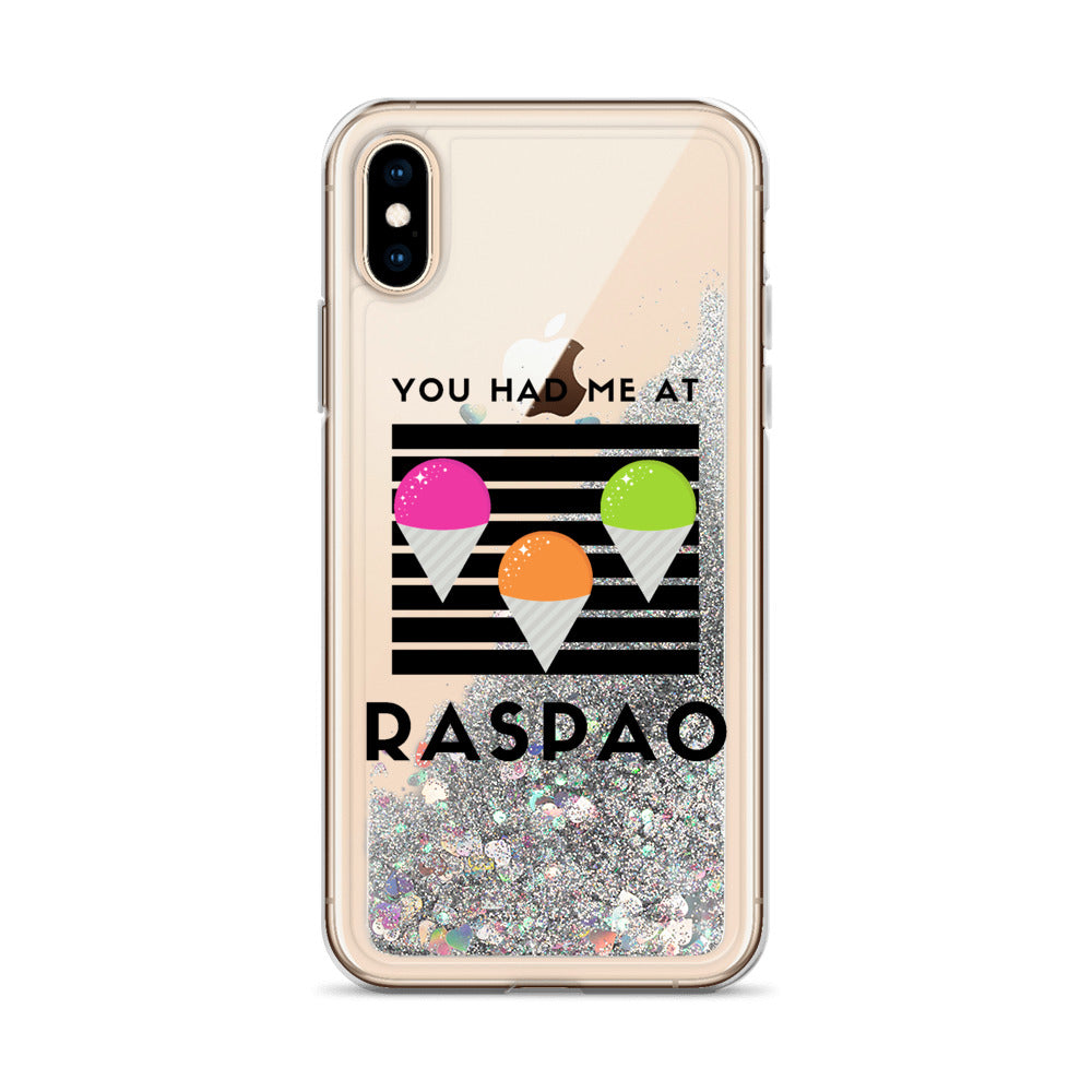 Panama You Had Me At Raspao Liquid Glitter Phone Case