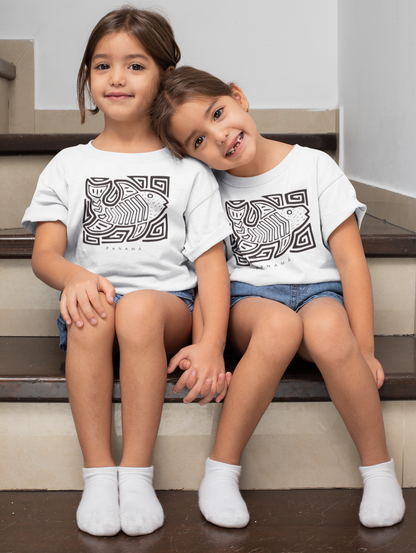 Panama Fish Print Toddler Tee