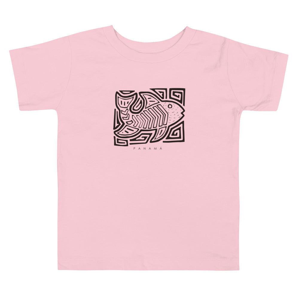 Panama Fish Print Toddler Tee