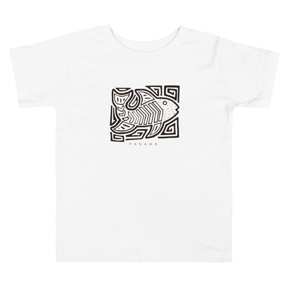 Panama Fish Print Toddler Tee