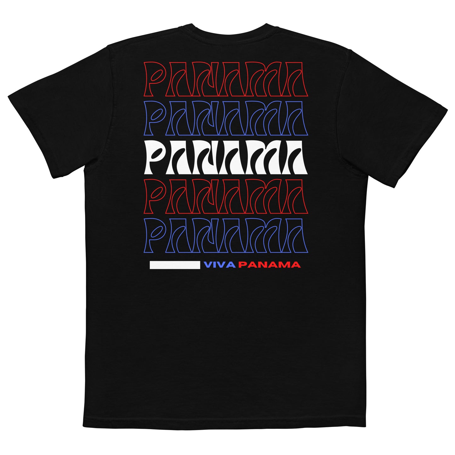 Viva Panamá Unisex Garment-Dyed Pocket T-shirt