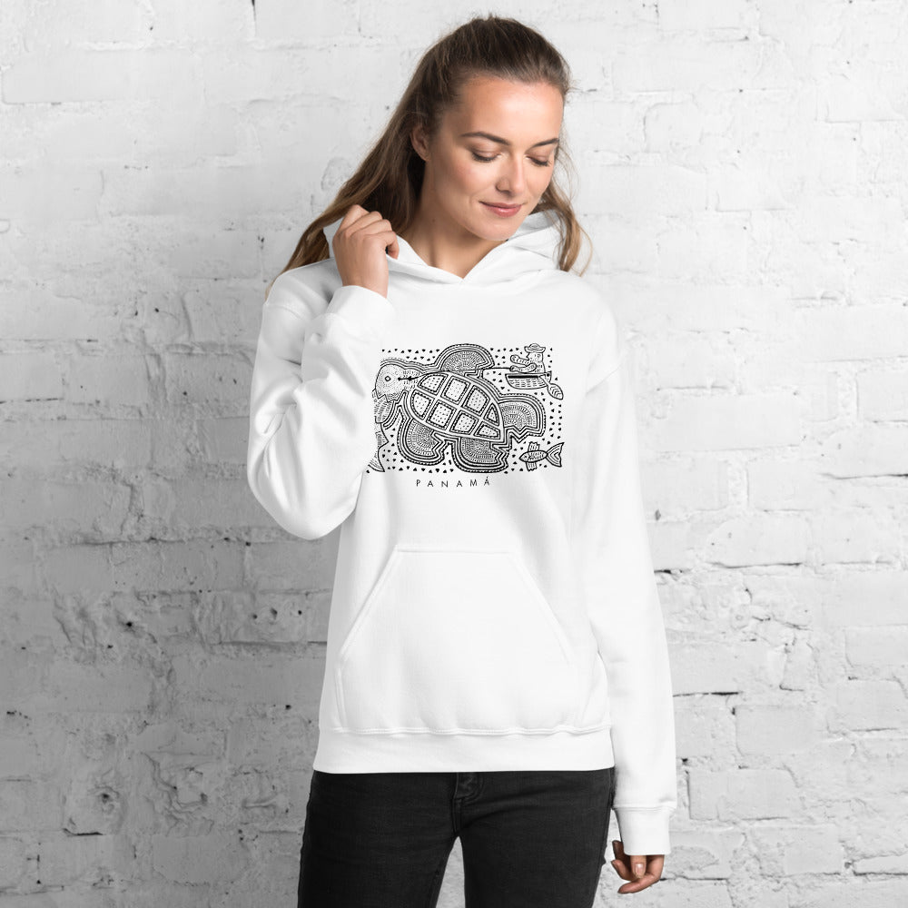 Panama Turtle Unisex Hoodie