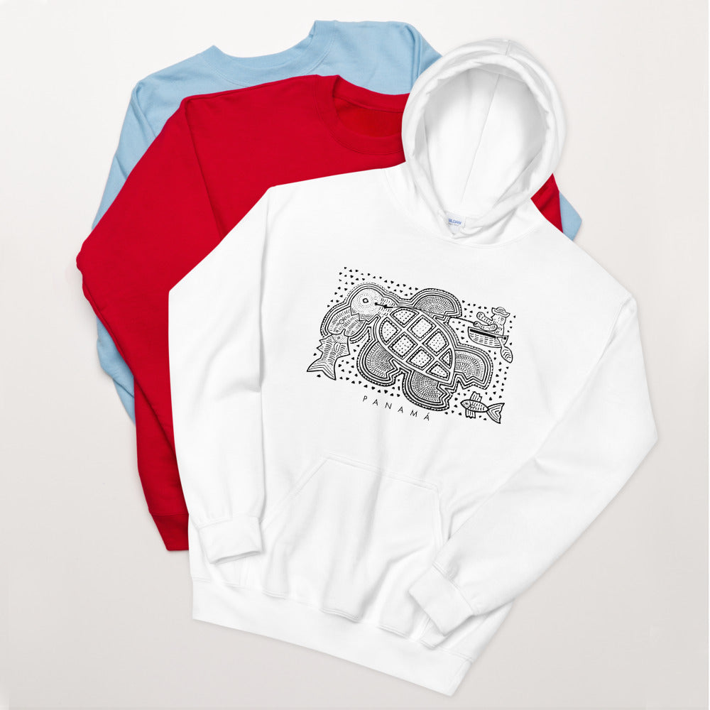 Panama Turtle Unisex Hoodie