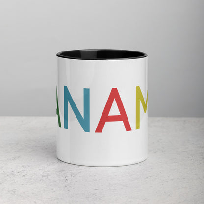 Colorful Panama Mug with Color Inside