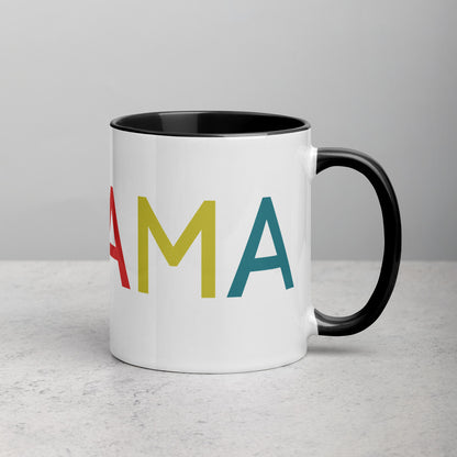 Colorful Panama Mug with Color Inside