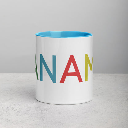 Colorful Panama Mug with Color Inside