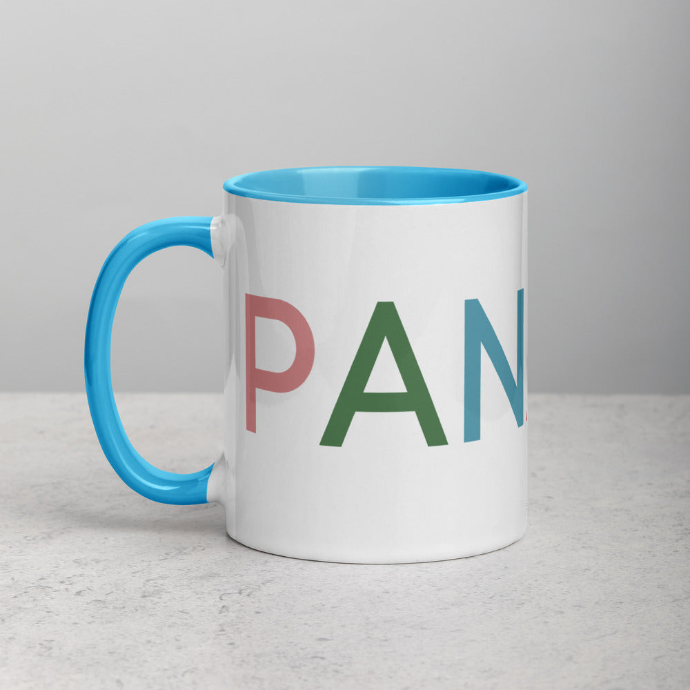 Colorful Panama Mug with Color Inside